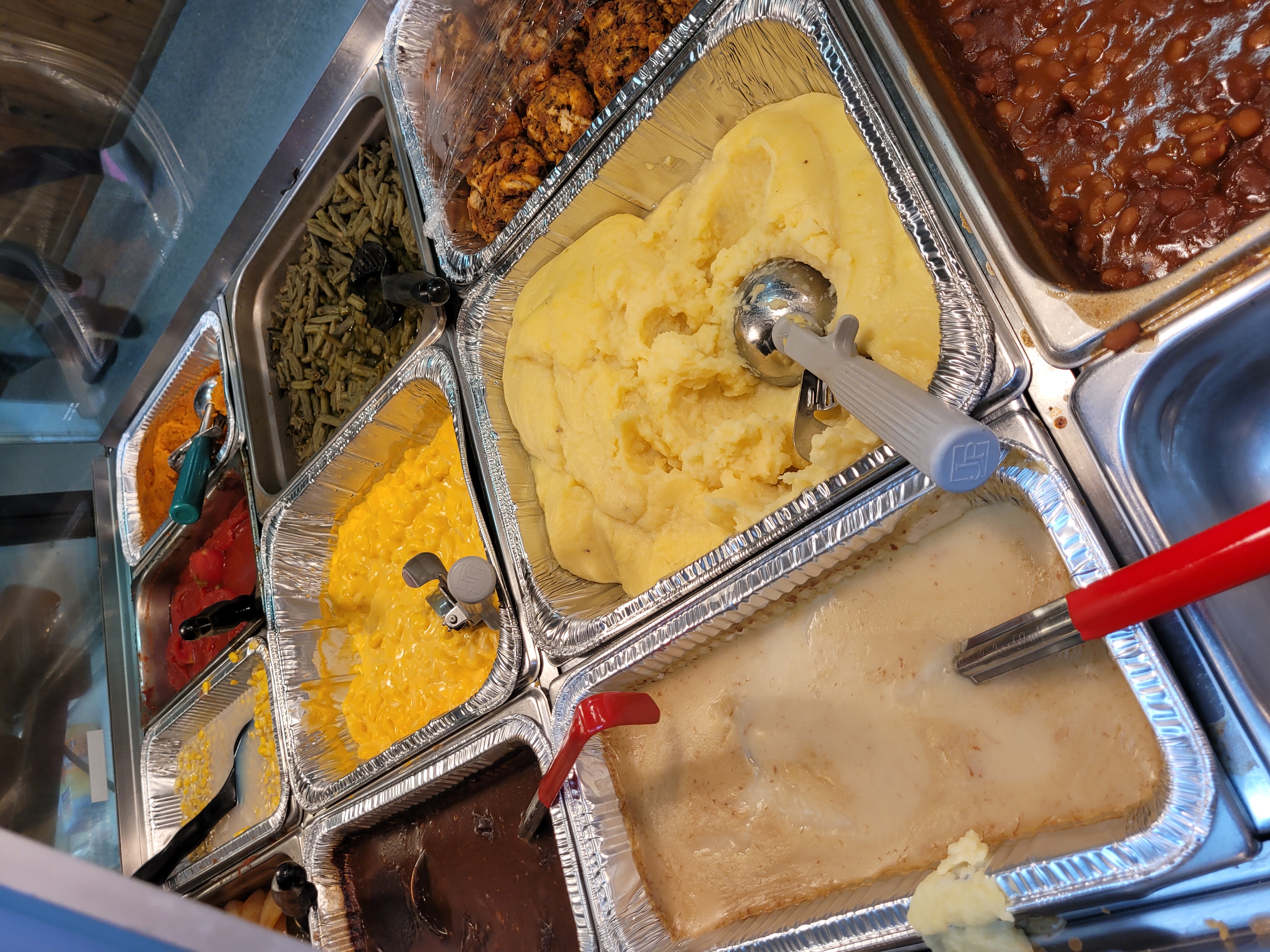 A diagonal shot of all the sides.